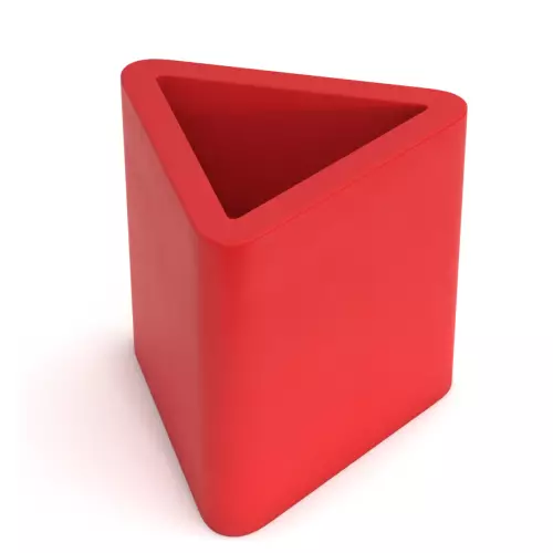 Donica TRITON w kolorze czerwonym