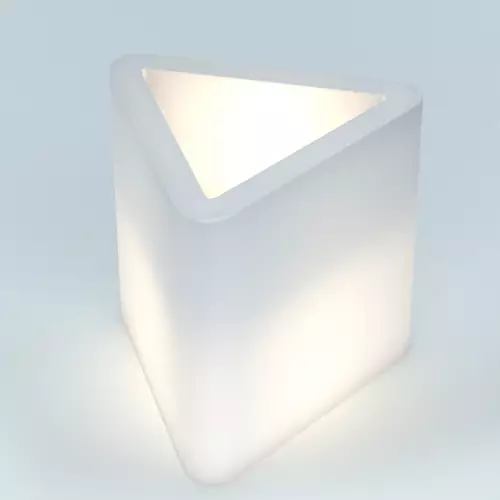 Donica TRITON w kolorze białym podświetlanym