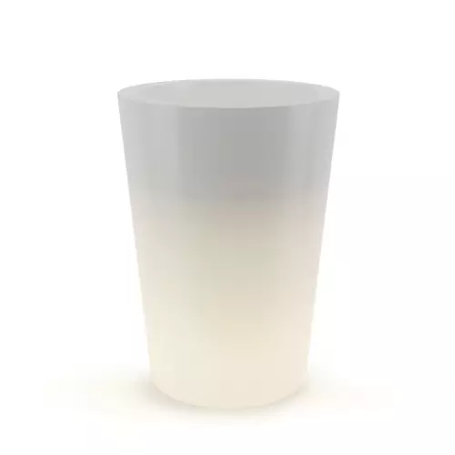 Podświetlana stożkowa donica Uran 60 cm