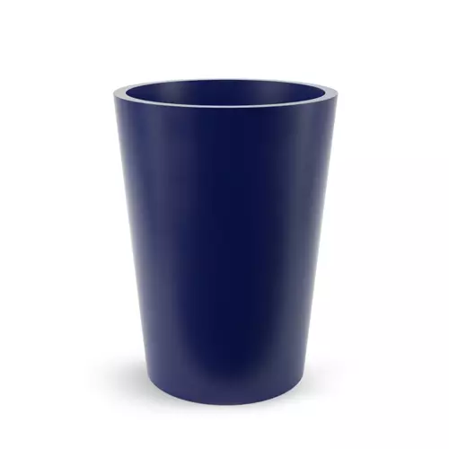 Niebieska stożkowa donica Uran 60 cm
