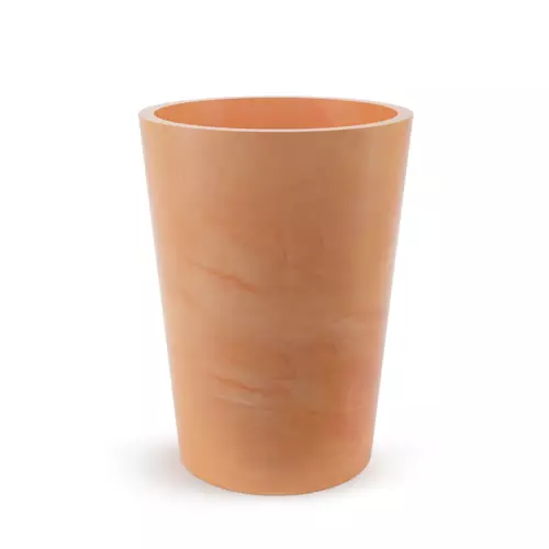 Stożkowa donica Uran 60 cm w kolorze terrakoty