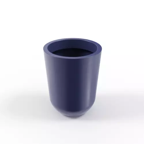 Niebieska stożkowa donica Westa 50 cm