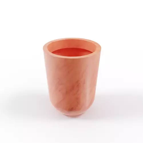 Pomarańczowa stożkowa donica Westa 50 cm