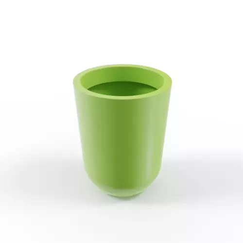 Zielona stożkowa donica Westa 70 cm