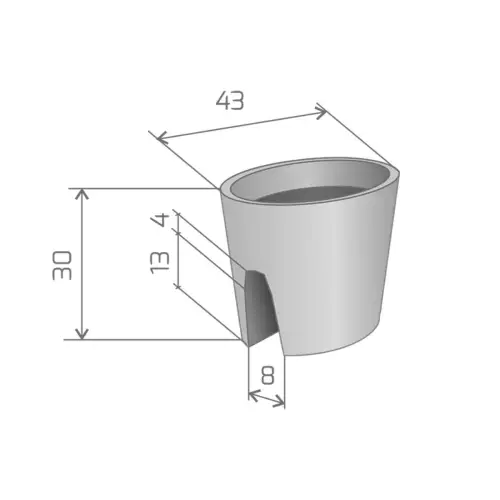 Wymiary donicy BALPOT