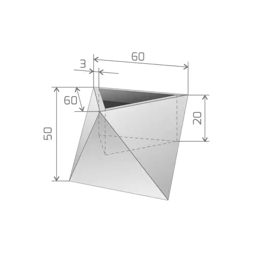 wymiary donice EOS PL-EO50-PD