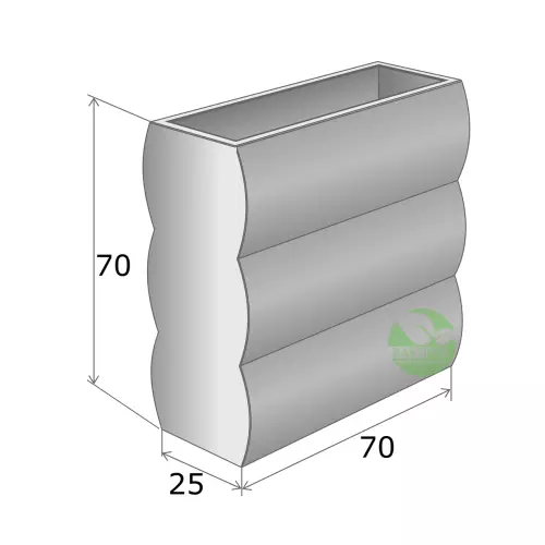 Donica NYX PL-NY70 - wymiary