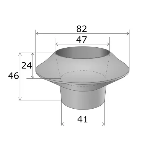Wymiary donicy PAGODA z podwójnym dnem (PD)