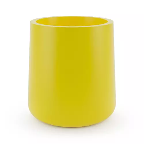 Żółta donica ZOE PL-ZO50