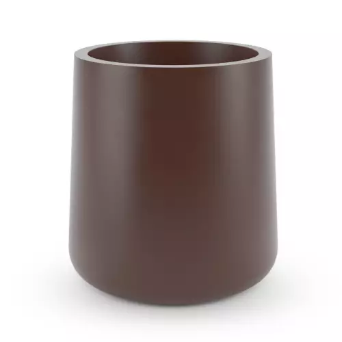 Brązowa matowa donica ZOE PL-ZO50