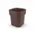 Brązowa donica FLORA o wysokości 65 cm