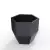 Czarna geometryczna donica Kalas 53 cm