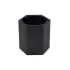 Donica z polietylenu CETO PL-CE60-PD czarny
