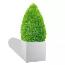 Donica betonowa BLOCK L 75x75x75 biały