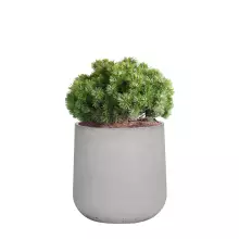 Donica betonowa BOWL M 60x60 cm szary naturalny