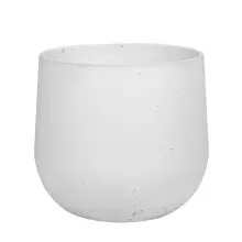 Donica betonowa BOWL XL 115x100 cm kolor biały