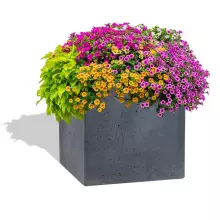 Donica betonowa BOX M 45x45x45 grafitowy