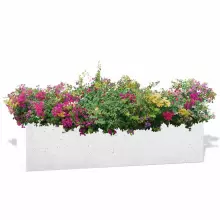 Donica betonowa BOX L 90x45x25 biały