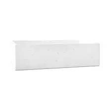 Donica betonowa Box L w kolorze białym