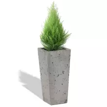 Donica betonowa CONE S 19x19x40 szary naturalny