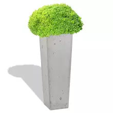 Donica betonowa CONE L 32x32x93 szary naturalny