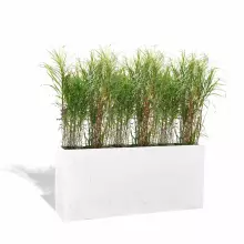 Donica betonowa LINEA L 90x22x40 biały