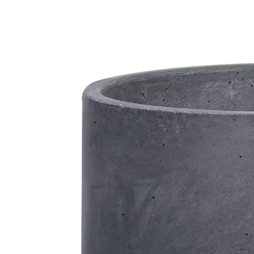 Wykończenie krawędzi donicy BOWL w kolorze grafitowym