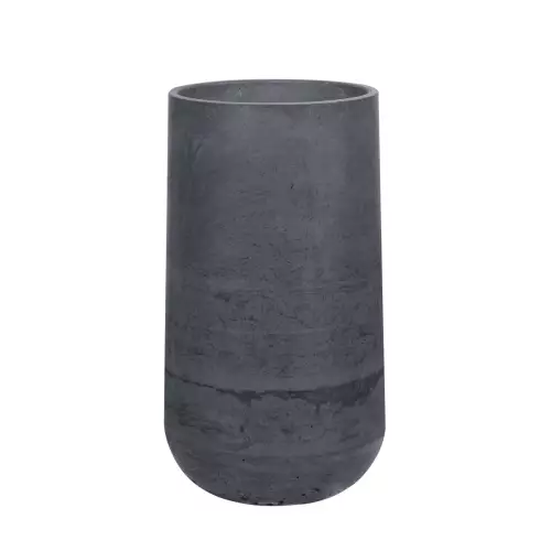 Donica betonowa BOWL H 50x90 cm kolor grafitowy