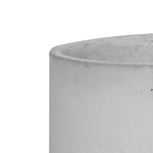 Wykończenie krawędzi donicy BOWL w kolorze szarym naturalnym