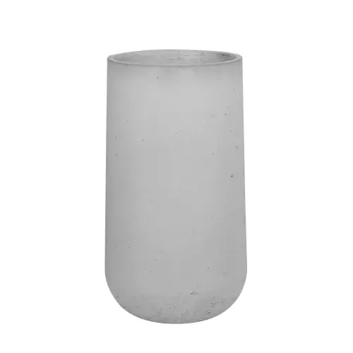 Donica betonowa BOWL H 50x90 cm kolor szary naturalny