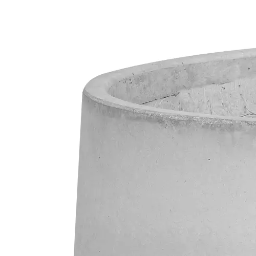 Wykończenie krawędzi donicy BOWL w kolorze szarym naturalnym