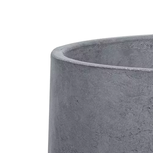 Wykończenie krawędzi donicy BOWL w kolorze grafitowym