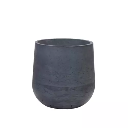 Donica betonowa BOWL S 45x45 cm grafitowy