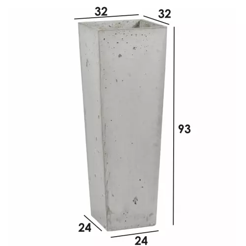 Wymiary donicy Cone L