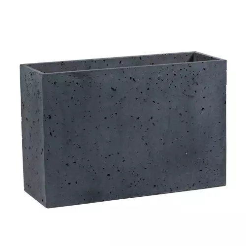 Donica betonowa Linea 60x22x40 cm kolor grafitowy