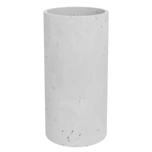 Donica betonowa Ring L w kolorze białym