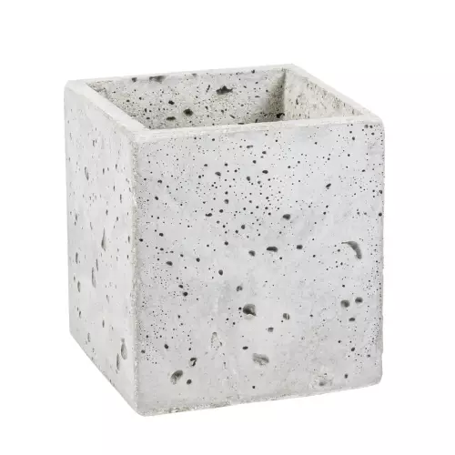 Donica betonowa S 14x14x15 kolor szary