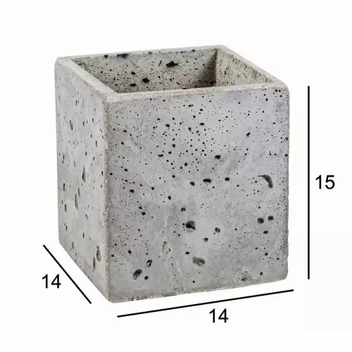 Wymiary doniczki z betonu architektonicznego model S