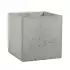 Donica betonowa Box 45x45x45 kolor szary