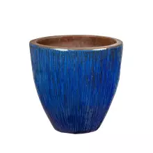 Donica ceramiczna BRE B niebieski morski 40/40