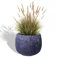 Donica ceramiczna MAB LB niebieska lawa 35/26