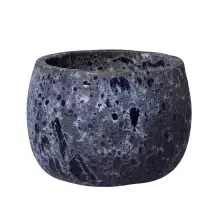 Donica ceramiczna MAB LB niebieska lawa 49/36