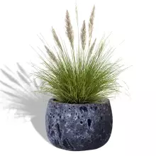 Donica ceramiczna MAB LB niebieska lawa 49/36