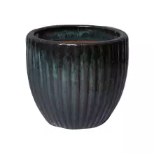 Donica ceramiczna PER MG zielony mech 28/25