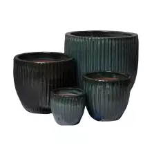 Zestaw czterech wielkości modelu PER MG zielonych mech