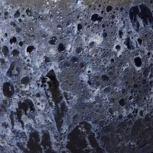 Faktura powierzchni donicy MAB LB niebieska lawa