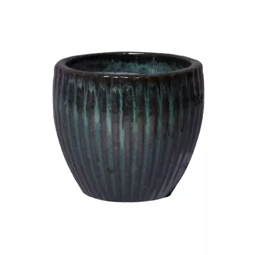 Donica ceramiczna PER MG zielony mech 20/18