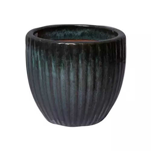 Donica ceramiczna PER MG zielony mech 28/25