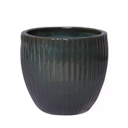 Donica ceramiczna PER MG zielony mech 37/34