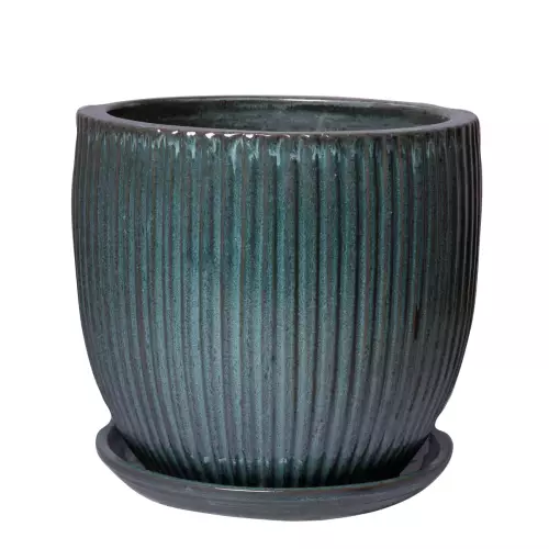 Doniczka PER MG zielony mech 50/45 z podstawkiem MG 45/5